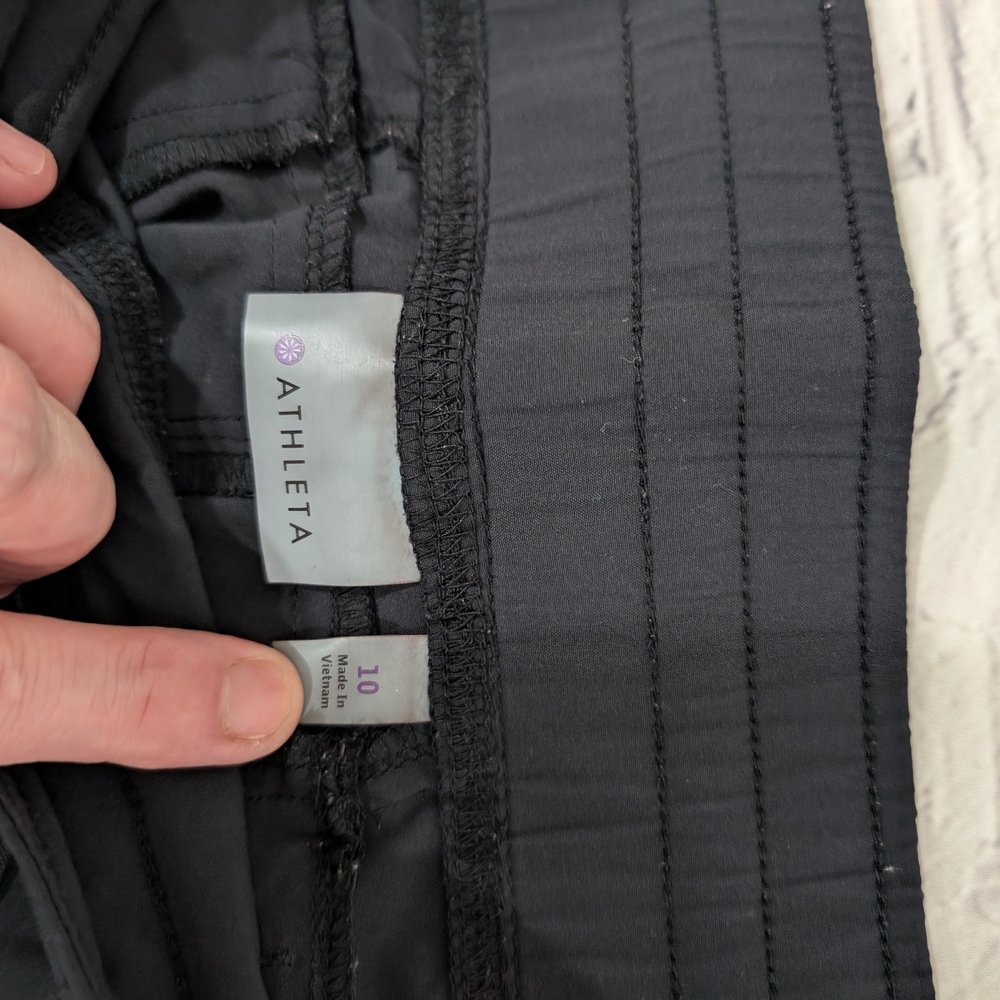 Athleta Women's Black Track Pants - Picture 5 of 8